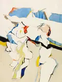 Werner Berges, Ohne Titel, Aquarell auf Aquarellkarton