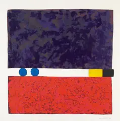 Werner Graeff, Ohne Titel, Öl auf Nessel