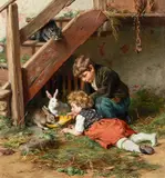 Felix Schlesinger, Die Nachmittagsfütterung