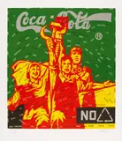 Wang Guangyi, Great Criticism Series: Coca-Cola, Farblithografie auf BFK RIVES FRANCE (Wasserzeichen)