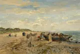 Hugo Mühlig, Am Strand