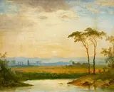 Carl Morgenstern, Italienische Landschaft
