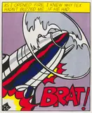 Roy Lichtenstein, As I opened fire poster