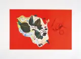 Coeur de fraises (Flordali) by Salvador Dalí, Kaltnadel über Farblithografie auf BFK RIVES (Wasserzeichen), sold Nov 2014