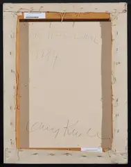 Gary Kuehn, "The Hung Chair", Öl auf Leinwand