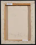 Gary Kuehn, "The Hung Chair", Öl auf Leinwand