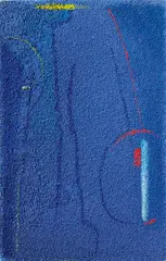 "Bild 18.XI.61" by Max Ackermann, Mischtechnik (Öl, Tempera und Sand) auf Hartfaserplatte, sold Nov 2014