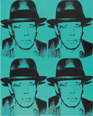 Joseph Beuys (State I) by Andy Warhol, Farbserigrafie auf Lenox Museumskarton, sold Nov 2014