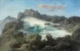 Josef Brunner, "Das Bildstöckl Joch", Öl auf Leinwand
