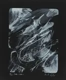 Palli by Karl Otto Götz, 1999, Farblithografie auf schwarzem Karton, sold Nov 2014