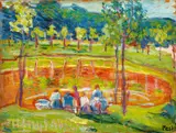 Jan Peszke, La mare rouge - Les Lavandières