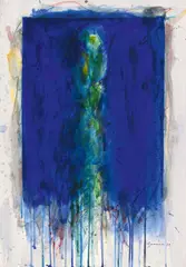 Flächenraum by Bernd Berner, Aquarell auf Velin, sold Nov 2014