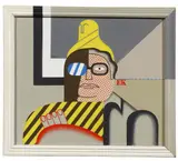 Hans Ticha, EK, Öl auf Hartfaser