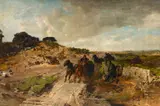 Gregor von Bochmann, Estnische Landschaft mit Pferdewagen