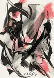 "Tillphé II" by Karl Otto Götz, Gouache auf Velin, sold Nov 2014