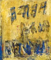 Ohne Titel by Justo González Bravo, Mischtechnik auf Leinwand, sold Nov 2014