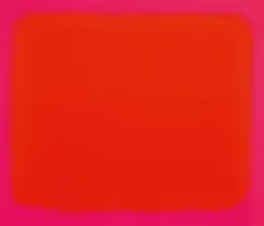 Ohne Titel (Rotes Element) by Rupprecht Geiger, Farbserigrafie auf Karton, sold Nov 2014