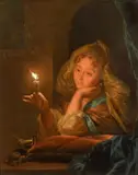 Godfried Schalcken, Im Kerzenschein
