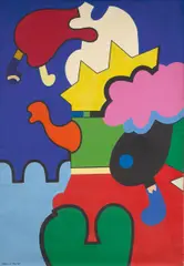Entenklampfer by Otmar Alt, Acryl auf Leinwand, sold Nov 2014