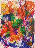 Walasse Ting, Ohne Titel, Farblithografie auf Velin