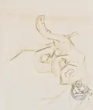 Salvador Dalí, Étude de main inspiré de "Scène hystérique, 1937"