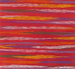 "Harachi" by Piero Dorazio, Gouache auf Strukturpapier, sold Nov 2014