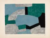 Serge Poliakoff, Composition grise, verte et bleue
