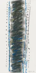 Ohne Titel by Winfred Gaul, Pastell auf leichtem Karton, sold Nov 2014