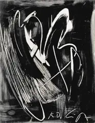 Karl Otto Götz, Ohne Titel, Gouache auf Karton
