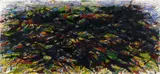 Max Uhlig, "Kleine Buschlandschaft", Öl auf Leinwand