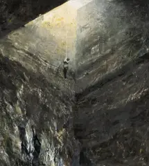 The Descent by Adrian Ghenie, Öl auf Leinwand, sold Nov 2014