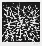 Günther Uecker, Signatur - Zeit-Schrift-Bild-Objekt 27, Monografische Reihenedition mit beigefügter Druckgrafik: Uecker - Stigma
