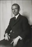 August Sander, "Der Maler Otto Dix", Gelatinesilberabzug von 1991 auf Agfa-Papier