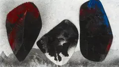 Ohne Titel by Peter Royen, Öl auf Hartfaserplatte, sold Nov 2014