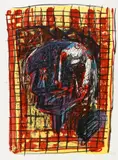 Markus Lüpertz, Parsifal - Männer ohne Frauen, Farblithografie auf ARCHES FRANCE (Wasserzeichen)