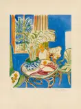 Henri Matisse, Petit intérieur bleu, Farbaquatinta auf ARCHES (Wasserzeichen)