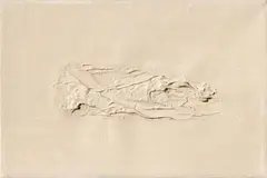Hermann Goepfert, Weißbild W 52/60, Öl mit plastischer Farbstruktur auf Leinwand