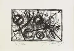 Ohne Titel by Jean Tinguely, Lithografie auf Velin, sold Jun 2015