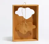 Intuition by Alfonso Beuys Joseph und Hüppi, Holzkiste (genagelt) mit einer ausgesägten, wolkenähnlichen Form, auf der sich recto eine Zeichnung befindet und die an , sold Jun 2015