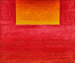 405/64 by Rupprecht Geiger, Öl auf Leinwand, sold Jun 2015