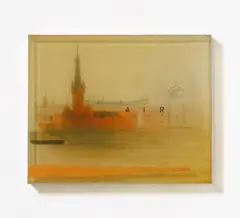 Douglas Swan, Air Düsseldorf, Mischtechnik auf Leinwand