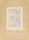 Georges Braque, Aus: Le tir à l'arc, Farblithografie auf weißem Fond auf BFK (Wasserzeichen)