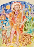 Eduard Bargheer, S. Vito, Aquarell und Bleistift auf Velin