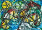 Antonius Hoeckelmann, Ohne Titel, Mischtechnik auf Kapa-Platte