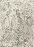 Bernard Schultze, Aus: "Linien", Radierung auf HAHNEMÜHLE (Wasserzeichen)