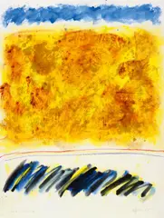 Winfred Gaul, Ohne Titel (1-2-85-6), Aquarell auf Büttenkarton