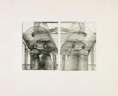 An der See by Dieter Roth, Radierung auf Bütten, sold Jun 2015