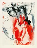 Fred Thieler, Ohne Titel, Lithografie auf Büttenkarton