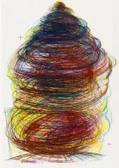 Kreisel by Dieter Roth, Farblithografie auf Bütten, sold Jun 2015