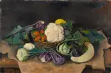 Gemüsestillleben by Karl Hofer, Öl auf Leinwand, sold Jun 2015